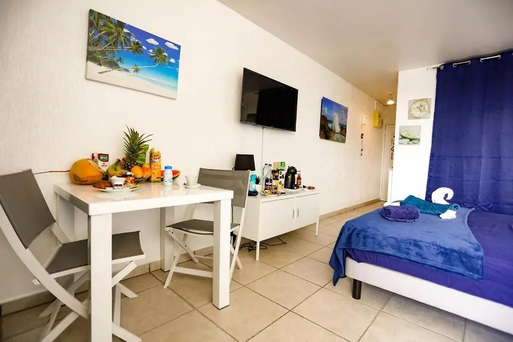 Appartement Paradis Studio & Plage A 1 Min Le Gosier  Guadeloupe